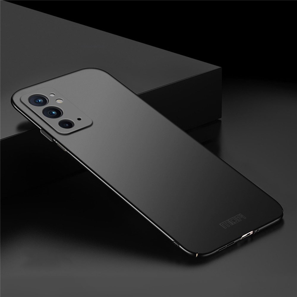 MOFI Shield Mobile Phone Cover Anti-Scratch Matte Hard PC Shockproof Protective Back Case for OnePlus 9RT 5G - Black-3