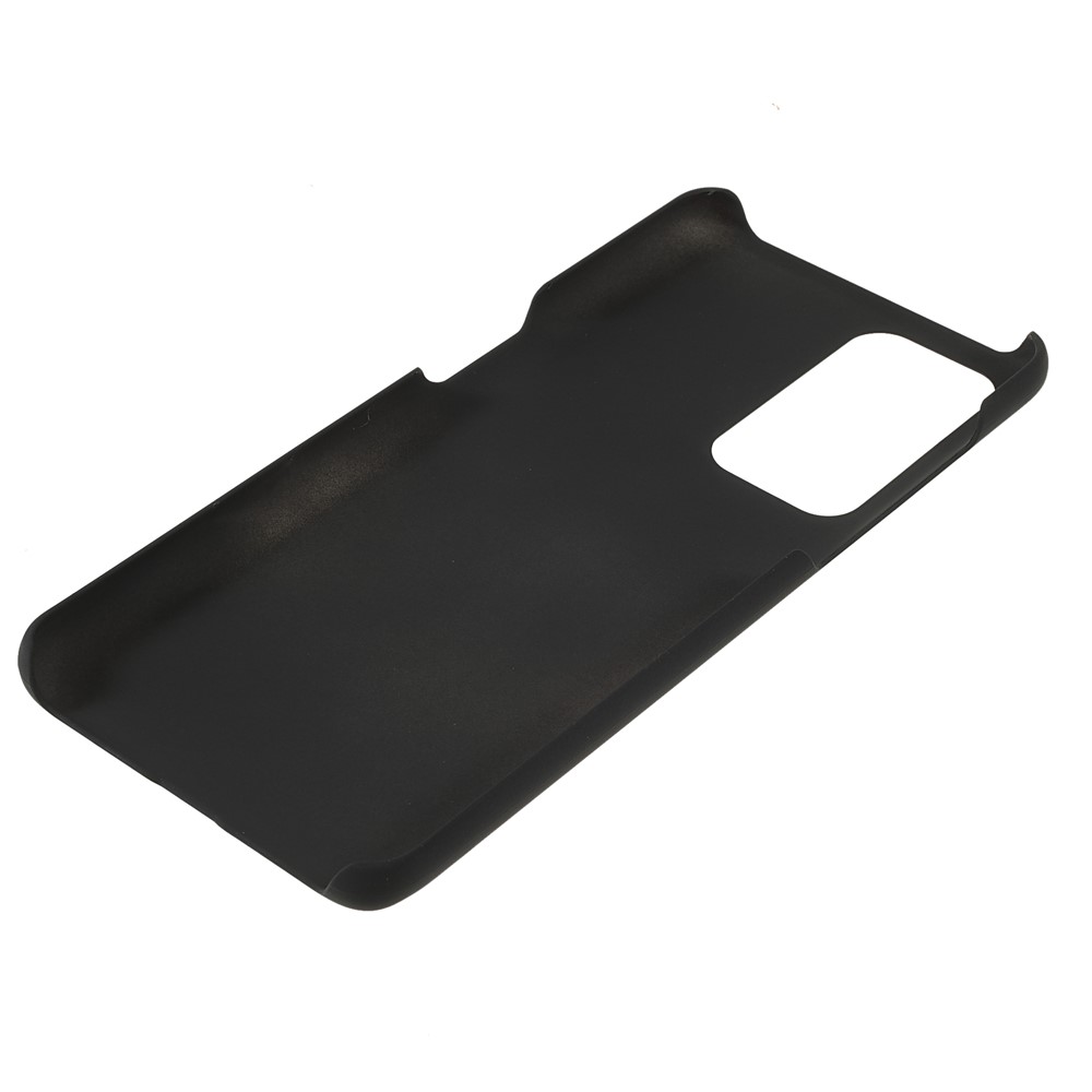 Shockproof Rubberized Hard PC Glossy Surface Slim Fit Protective Phone Case for OnePlus 9RT 5G - Black-6