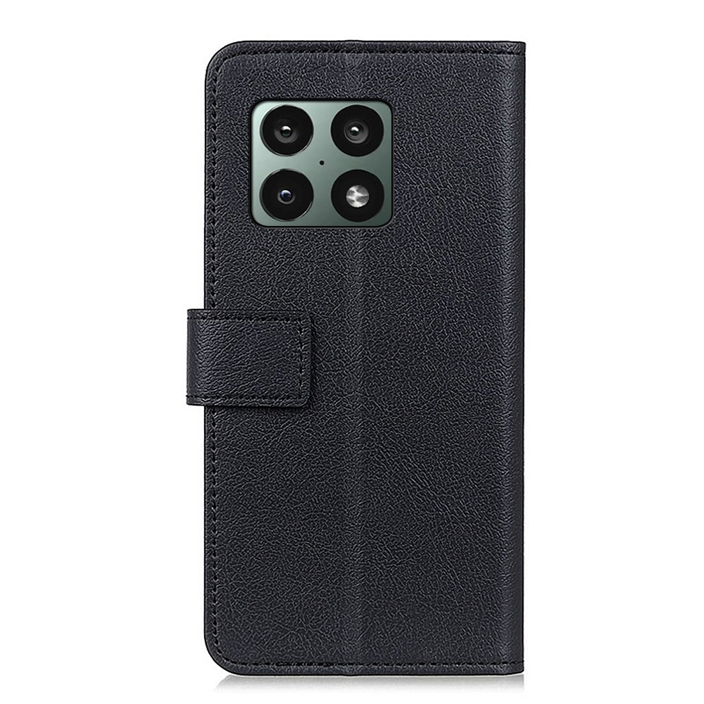 Adjustable Stand PU Leather Shell Wallet Full Protection Phone Case for OnePlus 10 Pro 5G - Black-3