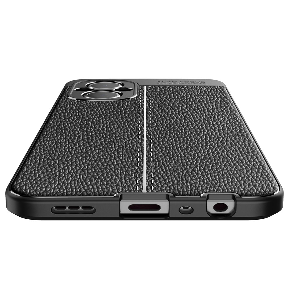 Litchi Texture Anti-drop Mobile Phone Protective TPU Cover Case for OnePlus Nord N20 5G - Black-3