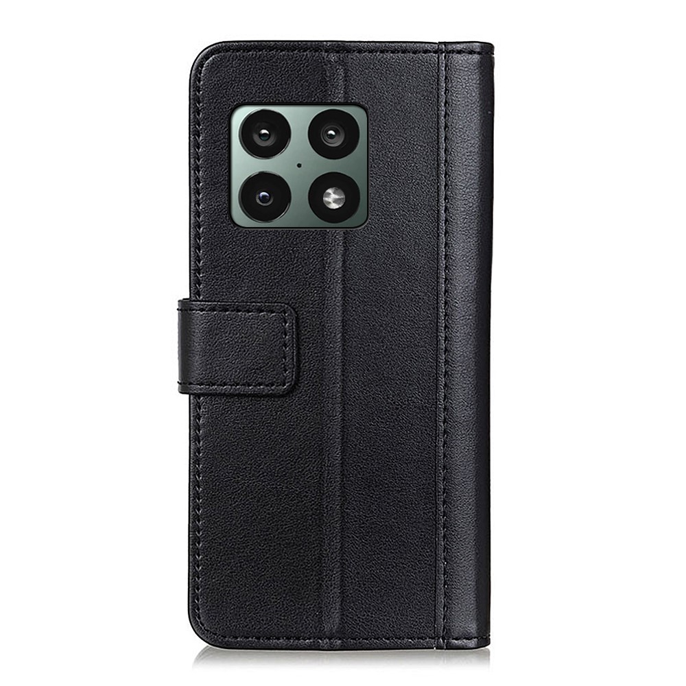 Cellphone Protector PU Leather Wallet Case Magnetic Closing Soft TPU Cover with Stand for OnePlus 10 Pro 5G - Black-3