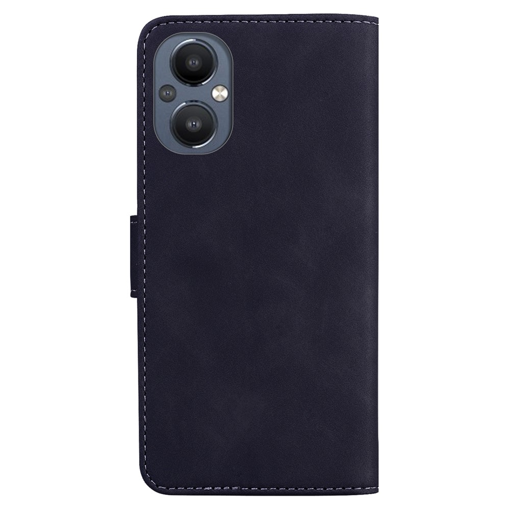 Phone Case Anti-scratch Butterfly Printing Stand Wallet Design Skin Touch Leather Phone Cover for OnePlus Nord N20 5G - Black-11