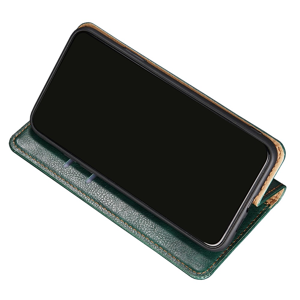Well-protected Stand Wallet PU Leather Case Magnetic Auto-absorbed Drop-proof Phone Cover for OnePlus Nord N20 5G - Green-6