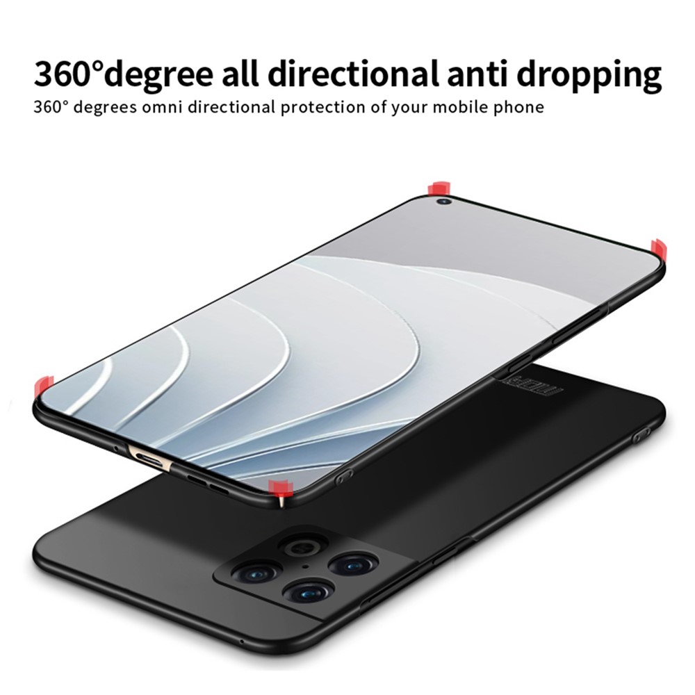MOFI JK-1 Shield for OnePlus 10 Pro 5G Matte Finish Scratch-resistant Hard PC Mobile Phone Shell Case - Black-6