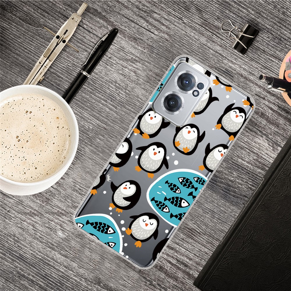 For OnePlus Nord CE 2 5G IMD Stylish Pattern Printing Soft TPU Shockproof Case - Penguins-2