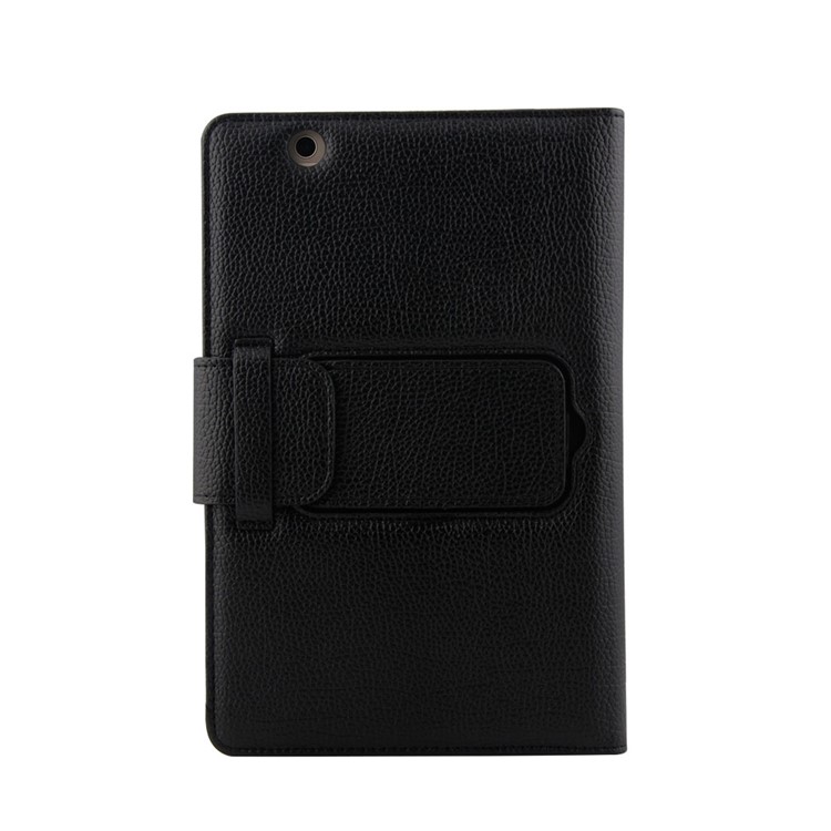 Detachable Leather Bluetooth Keyboard Cover Case with Stand for Huawei MediaPad M3 8.4 - Black-2