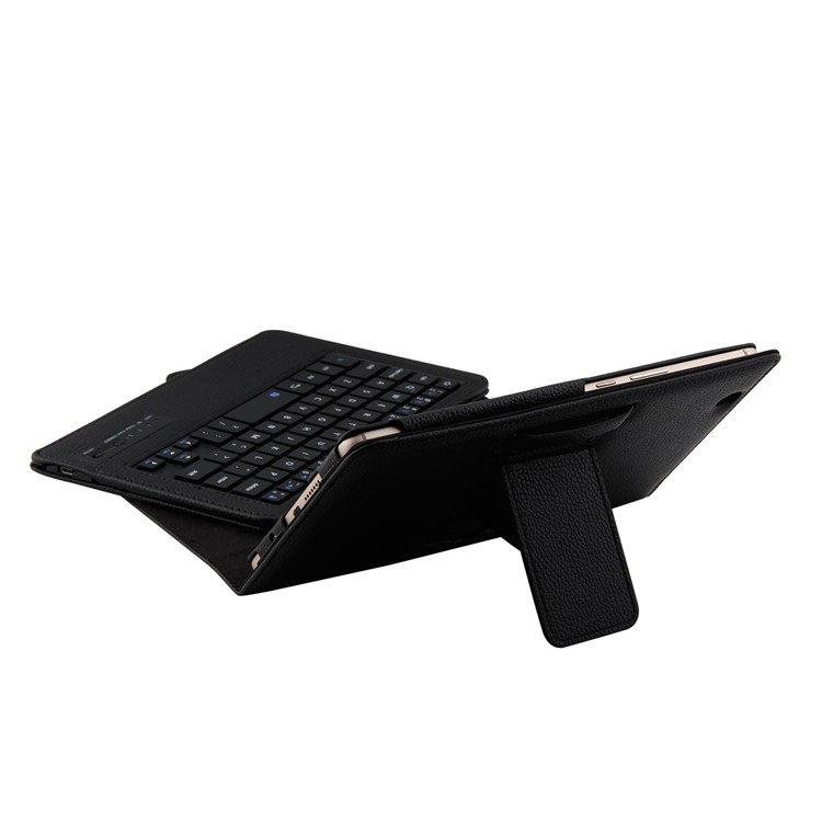 Detachable Leather Bluetooth Keyboard Cover Case with Stand for Huawei MediaPad M3 8.4 - Black-7