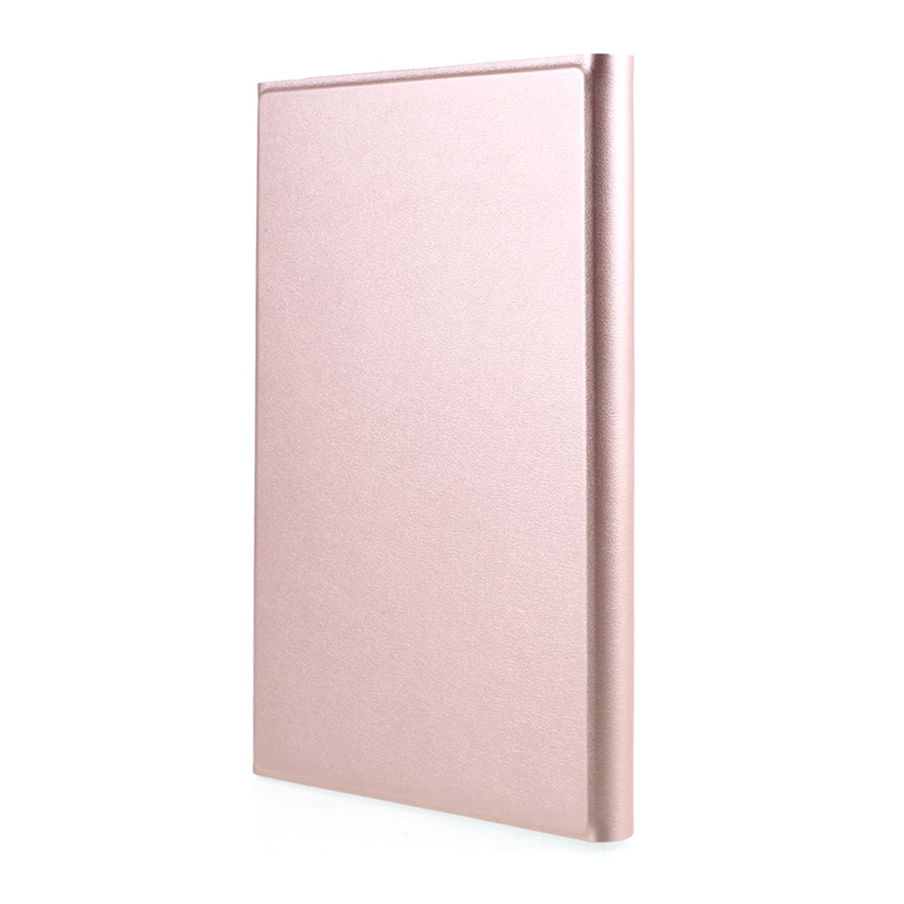 Clavier Bluetooth Sans Fil Détachable + Étui En Cuir PU Pour Ipad Mini 4 - Couleur Or Rose-3