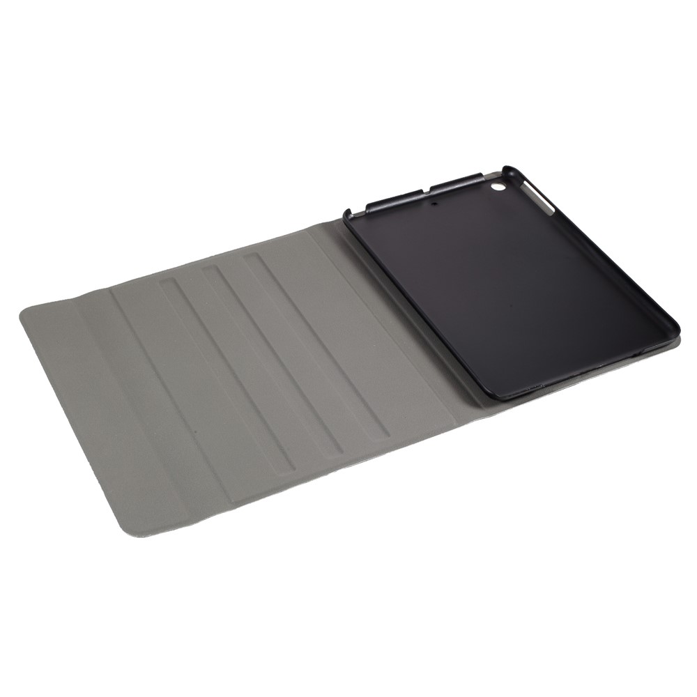 Detachable Bluetooth Keyboard Leather Stand Case for iPad Mini / Mini 2 / Mini 3 - Black-11
