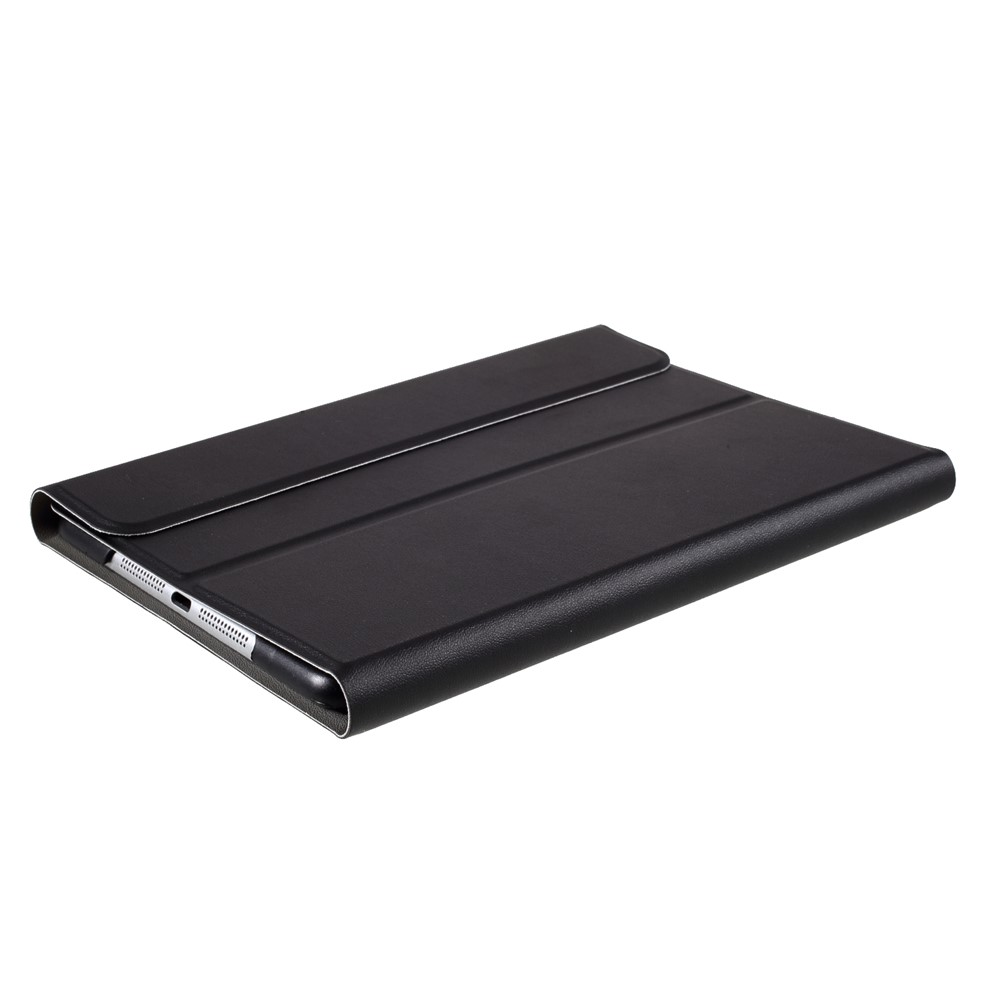 Detachable Bluetooth Keyboard Leather Stand Case for iPad Mini / Mini 2 / Mini 3 - Black-7