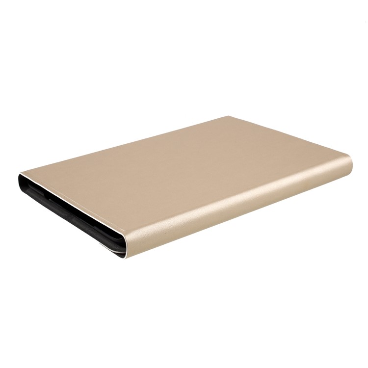 Detachable Bluetooth Keyboard Leather Stand Shell for iPad Mini / Mini 2 / Mini 3 - Gold Color-5