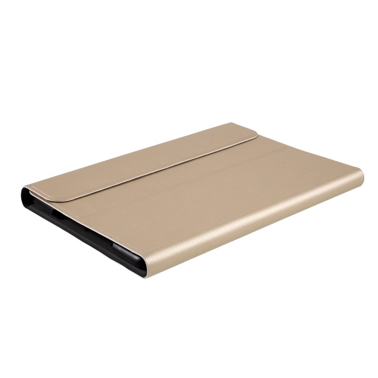 Detachable Bluetooth Keyboard Leather Stand Shell for iPad Mini / Mini 2 / Mini 3 - Gold Color-7