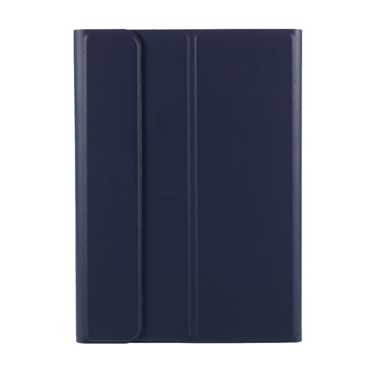 Detachable Bluetooth Keyboard Leather Stand Casing for iPad Mini / Mini 2 / Mini 3 - Dark Blue-4