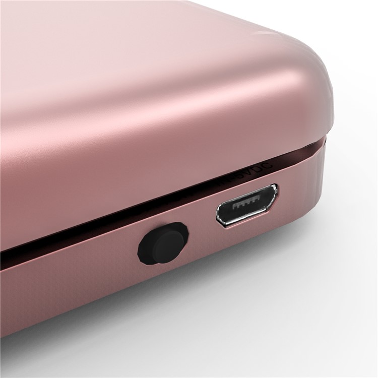 F19B Bluetooth 3.0 Clavier ABS Flip Protection Pour Ipad 9.7 (2017) / Pro 9.7 (2016) / Air / Air 2 - Or Rose-6