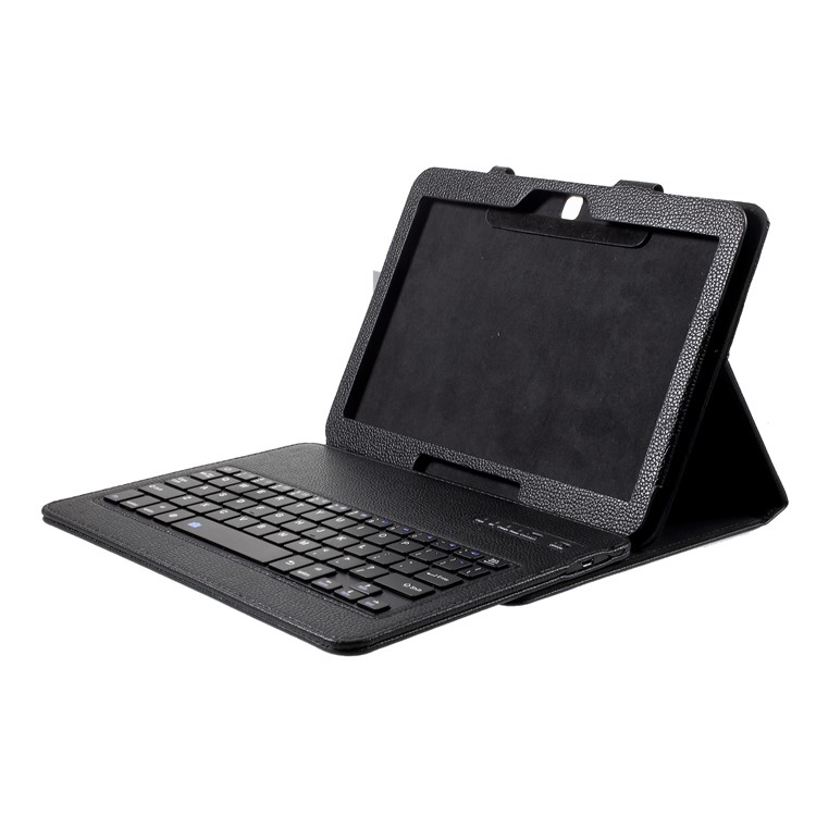 Removable Bluetooth Keyboard Leather Stand Protective Case for Samsung Galaxy Tab 4 10.1 T530 - Black-7
