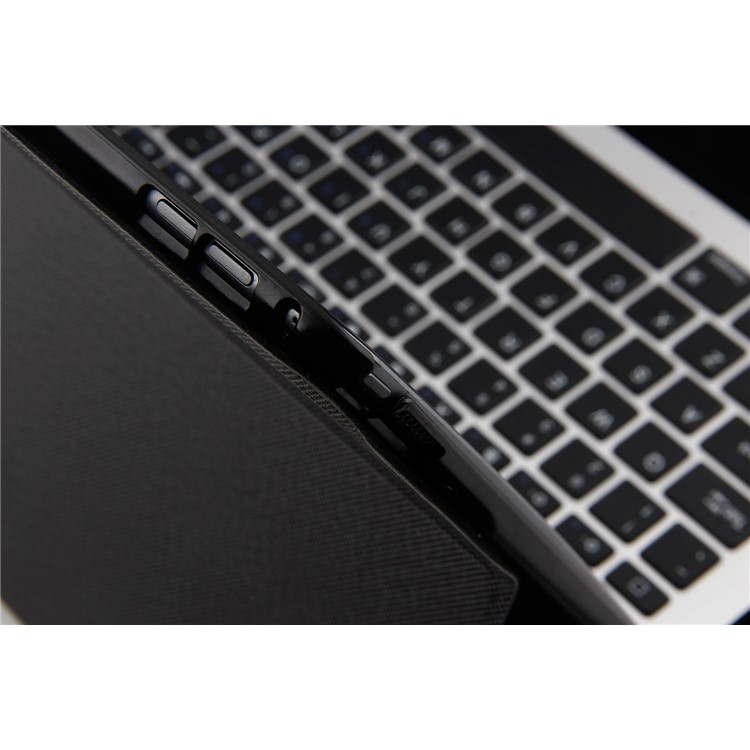 For iPad Pro 12.9 inch Wireless Bluetooth Keyboard Slim Leather Case Stand - Black-11