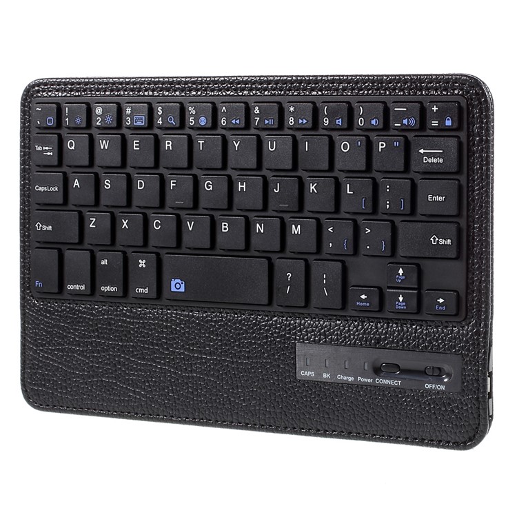 Funda De Cuero De Teclado Bluetooth Extraíble Para IPad Mini (2019) 7,9 Pulgadas / Mini 4/3/2/1 - Negro-14