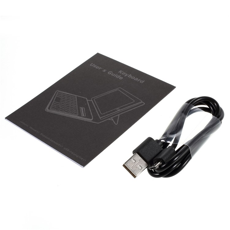 Funda De Cuero De Teclado Bluetooth Extraíble Para IPad Mini (2019) 7,9 Pulgadas / Mini 4/3/2/1 - Negro-16