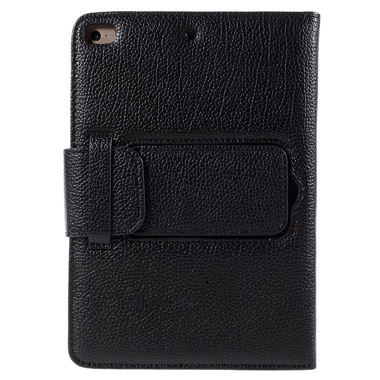 Funda De Cuero De Teclado Bluetooth Extraíble Para IPad Mini (2019) 7,9 Pulgadas / Mini 4/3/2/1 - Negro-2