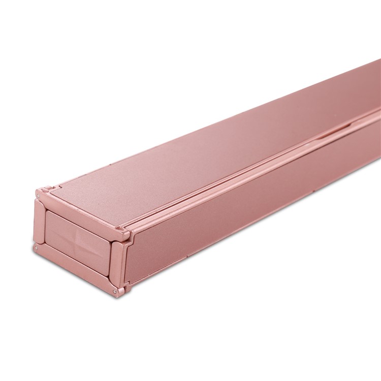 Vierfach Tragbare Drahtlose Bluetooth Tastatur Wiederaufladbare Für Windows Android Ios - Roségold-10