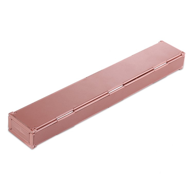 Vierfach Tragbare Drahtlose Bluetooth Tastatur Wiederaufladbare Für Windows Android Ios - Roségold-7