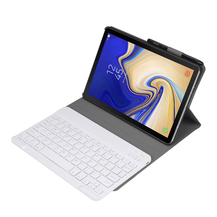 Escudo Destacável Da Proteção Do Couro Do Teclado Do Bluetooth Com Suporte Para A Aba S4 10.5 T830 Da Galáxia De Samsung / T835 - Ouro-3