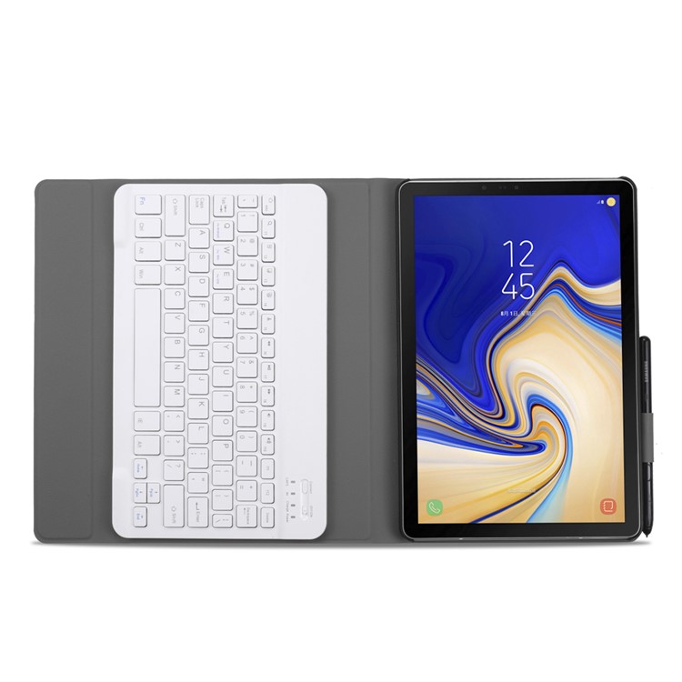 Escudo Destacável Da Proteção Do Couro Do Teclado Do Bluetooth Com Suporte Para A Aba S4 10.5 T830 Da Galáxia De Samsung / T835 - Ouro-6