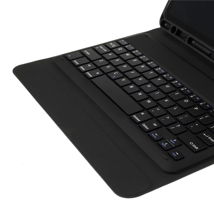 Bluetooth-Tastatur Mit Anti-Kratzern PU-Lederetui Für IPad Pro 11-Zoll (2018) - Schwarz-13