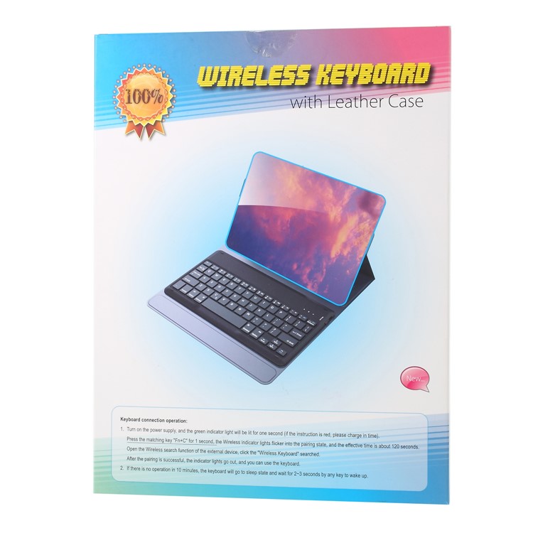 Bluetooth-Tastatur Mit Anti-Kratzern PU-Lederetui Für IPad Pro 11-Zoll (2018) - Schwarz-18