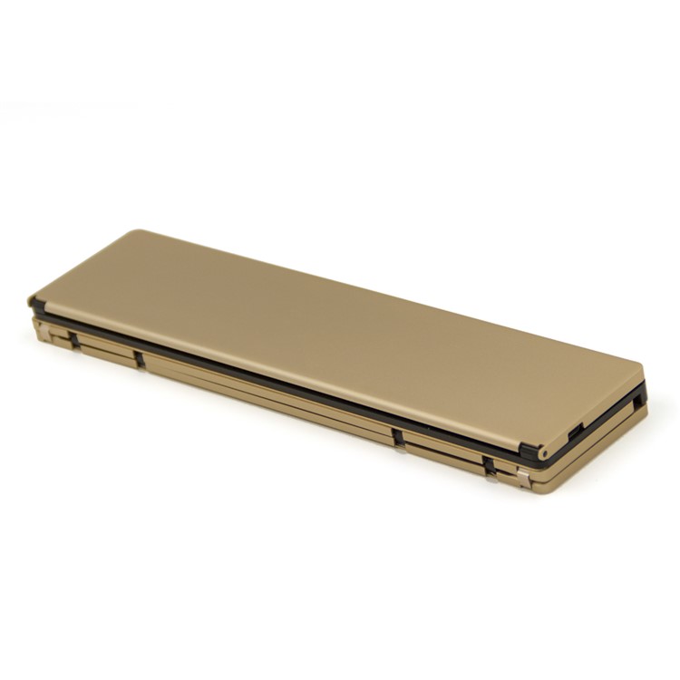 Universal Aluminum Alloy Foldable Bluetooth Keyboard for iPad Pro / iPad Air 2 / iPad mini 4 - Gold-2