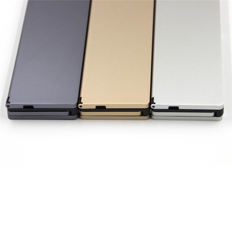 Universal Aluminum Alloy Foldable Bluetooth Keyboard for iPad Pro / iPad Air 2 / iPad mini 4 - Gold-6
