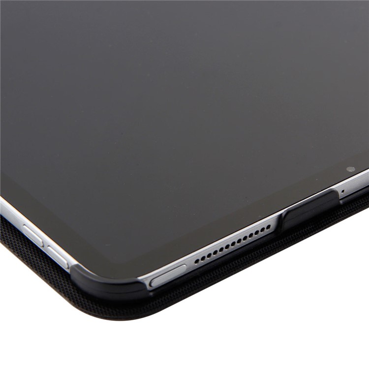 PU Leather Cover + Brushed ABS Detachable Bluetooth Keyboard for iPad Pro 11-inch (2018) - Black-10
