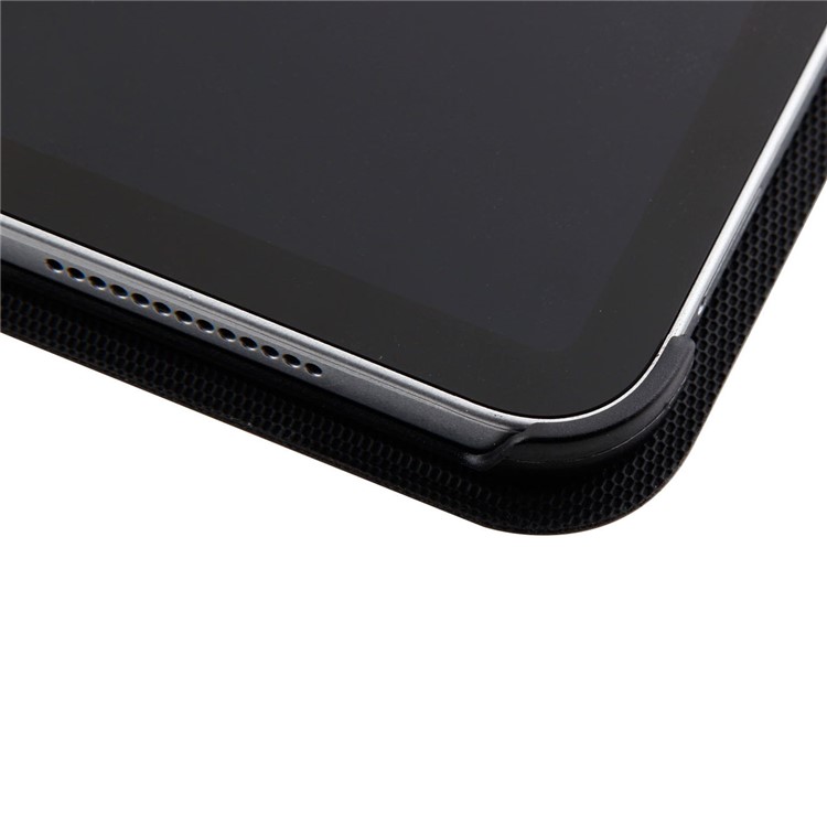 PU Leather Cover + Brushed ABS Detachable Bluetooth Keyboard for iPad Pro 11-inch (2018) - Black-9