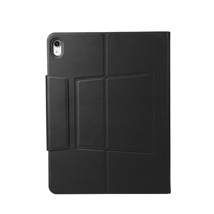 For iPad Pro 12.9-inch (2018) / Pro 12.9 (2017) Wireless Bluetooth Keyboard Slim Leather Case Stand - Black-2