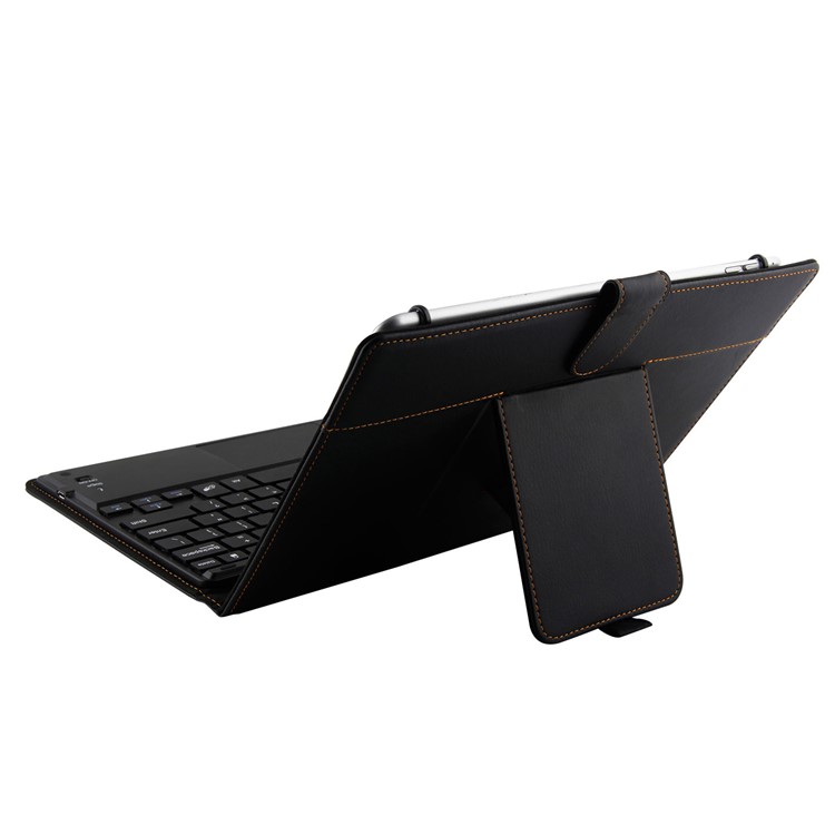 Clavier Bluetooth 2 En 1 Avec Touchpad Étui En Cuir PU Universel Pour Tablette TY-3310 De 9,7 À 10,1 Pouces-10
