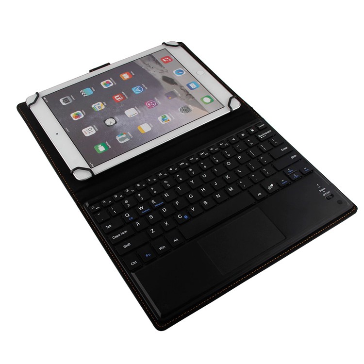 Clavier Bluetooth 2 En 1 Avec Touchpad Étui En Cuir PU Universel Pour Tablette TY-3310 De 9,7 À 10,1 Pouces-3
