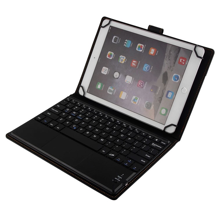 Clavier Bluetooth 2 En 1 Avec Touchpad Étui En Cuir PU Universel Pour Tablette TY-3310 De 9,7 À 10,1 Pouces-5