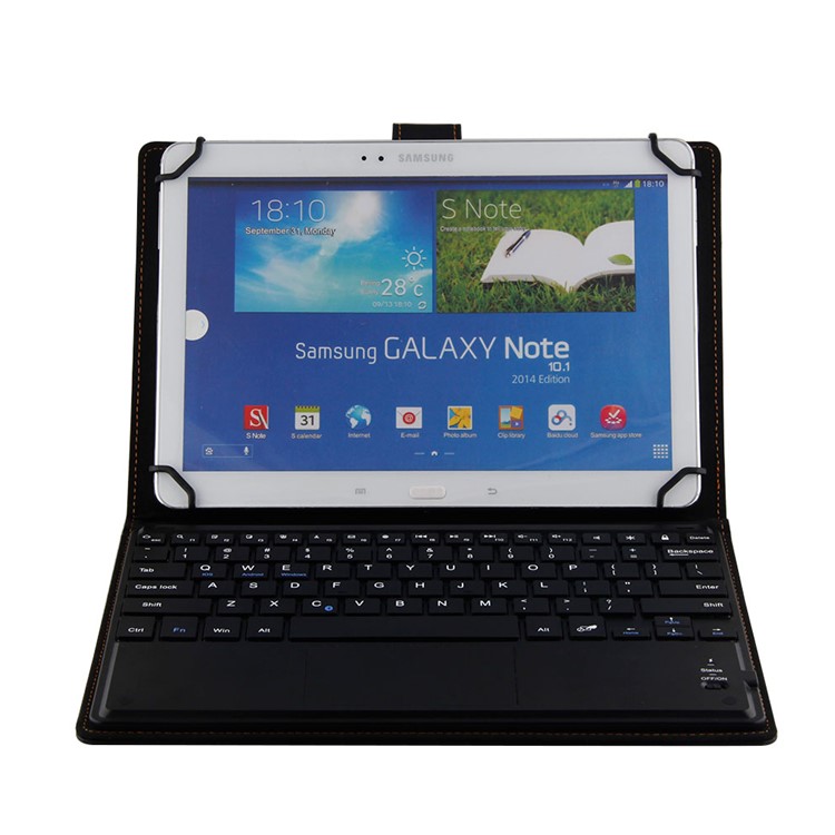 Clavier Bluetooth 2 En 1 Avec Touchpad Étui En Cuir PU Universel Pour Tablette TY-3310 De 9,7 À 10,1 Pouces-6