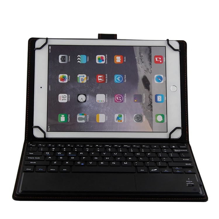 Clavier Bluetooth 2 En 1 Avec Touchpad Étui En Cuir PU Universel Pour Tablette TY-3310 De 9,7 À 10,1 Pouces-9