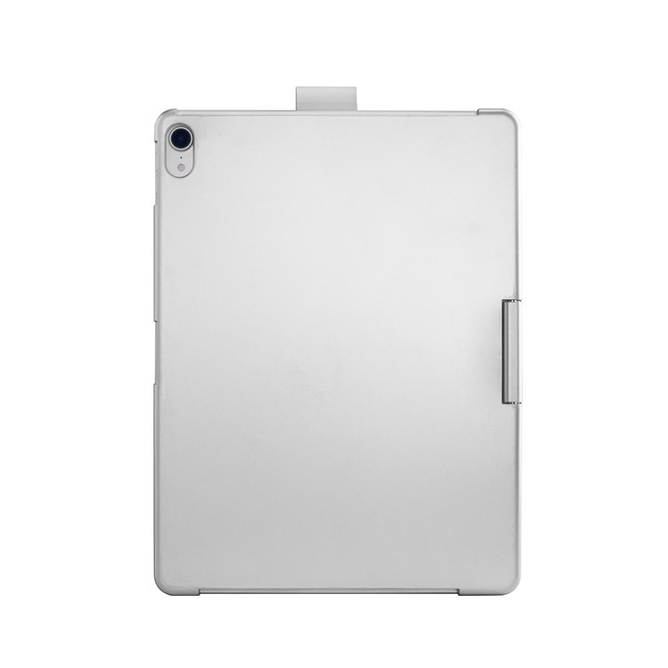 F360B 360-degree Rotary ABS Bluetooth Keyboard Case for iPad Pro 11-inch (2018) - Silver-17