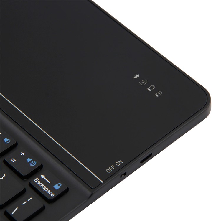 Detachable 2-in-1 Bluetooth Keyboard Leather Stand Cover for Huawei MediaPad M5 10/M5 10 (Pro) - Black-11