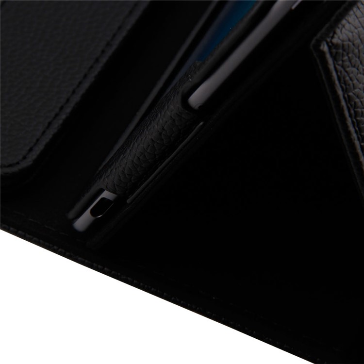 Detachable Bluetooth Keyboard Litchi Texture Leather Stand Case for Huawei MediaPad M5 10/M5 10 (Pro) - Black-13