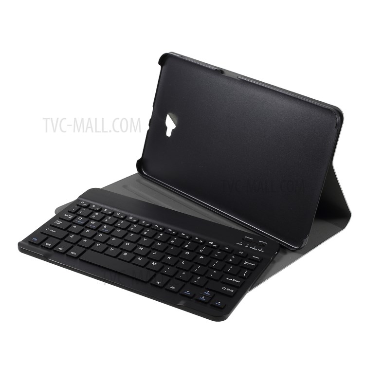 Detachable Bluetooth Keyboard Litchi Texture Leather Stand Case for Samsung Galaxy Tab A 10.1 (2016) / T580/T585 - Black-11