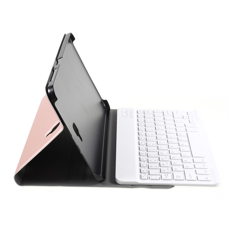 Detachable Bluetooth Keyboard Litchi Texture Leather Stand Case for Samsung Galaxy Tab A 10.1 (2016) / T580/T585 - Pink-5