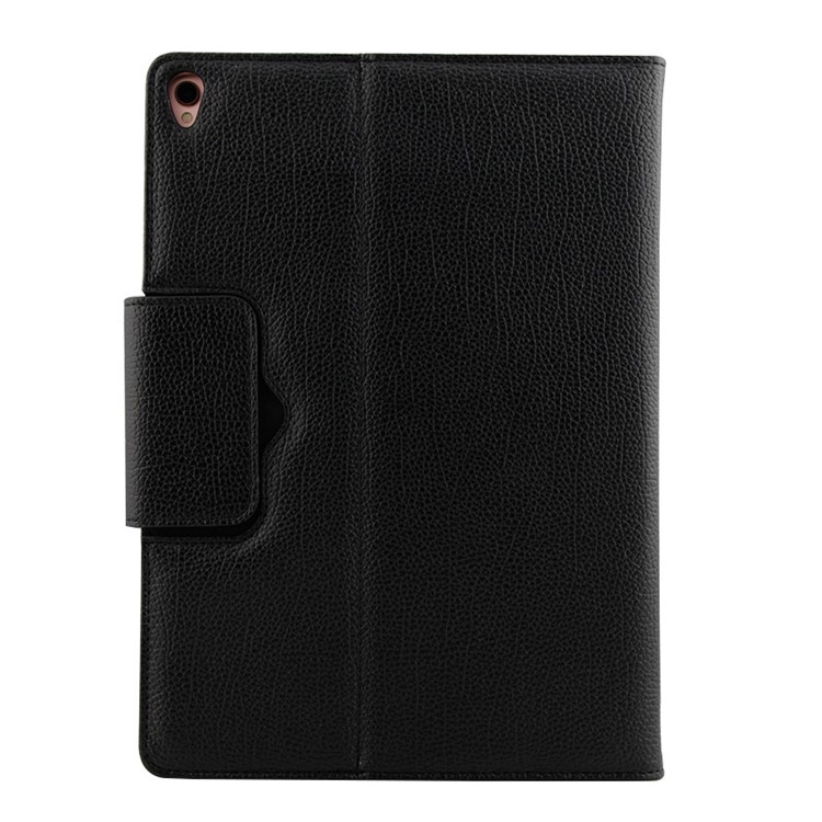 Detachable Bluetooth Keyboard + Litchi PU Leather Tablet Case for iPad Air 10.5 (2019) / Pro 10.5-inch (2017) - Black-2