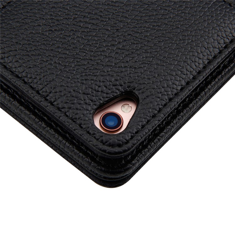 Detachable Bluetooth Keyboard + Litchi PU Leather Tablet Case for iPad Air 10.5 (2019) / Pro 10.5-inch (2017) - Black-3