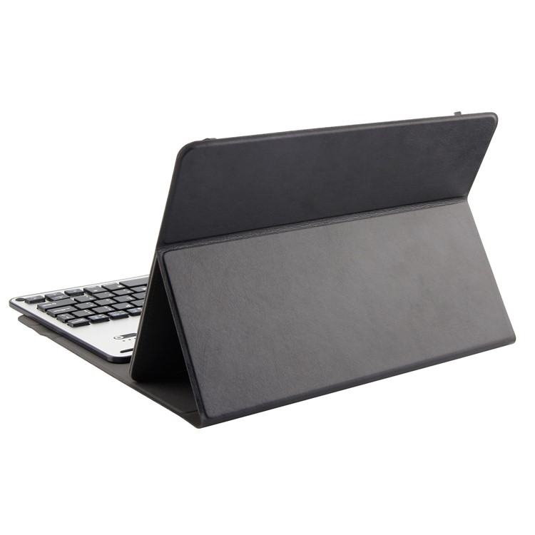 TY-1058 Aluminium Alloy Bluetooth Keyboard Leather Stand Case for iPad mini (2019)/Samsung Galaxy Tab A 10.1 (2019), etc-7