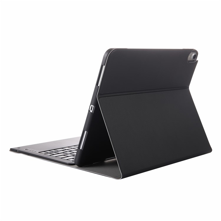 Detachable 2-in-1 Bluetooth Keyboard + PU Leather Protection Case for iPad Pro 12.9-inch (2018) - Black-4