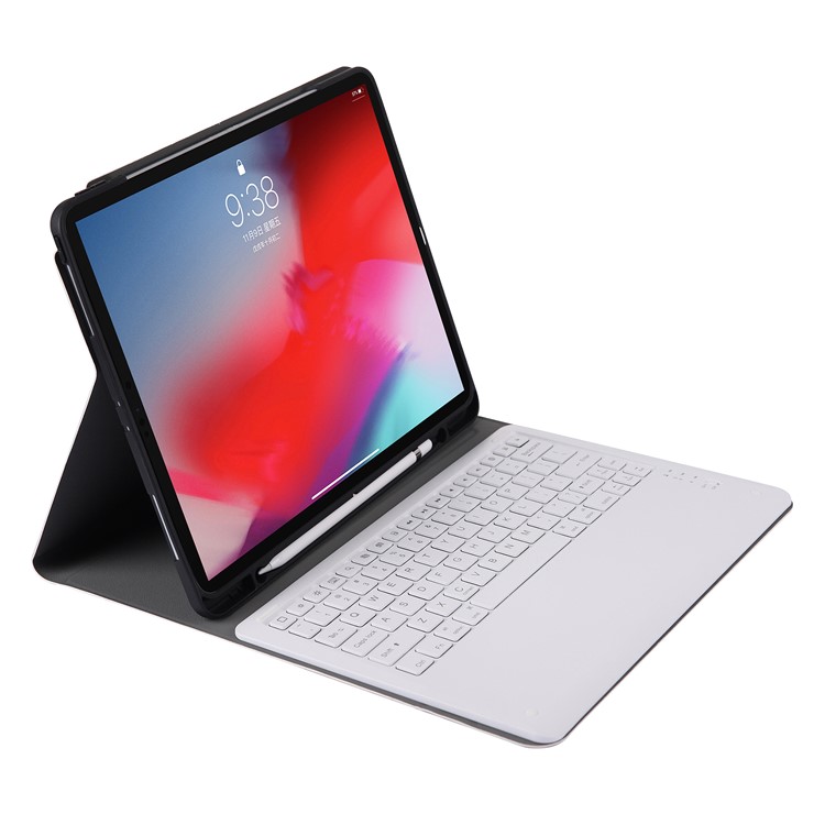 Clavier Bluetooth 2 En 1 Détachable + Étui De Protection En Cuir PU Pour Ipad Pro 12.9 Pouces (2018) - Or-6
