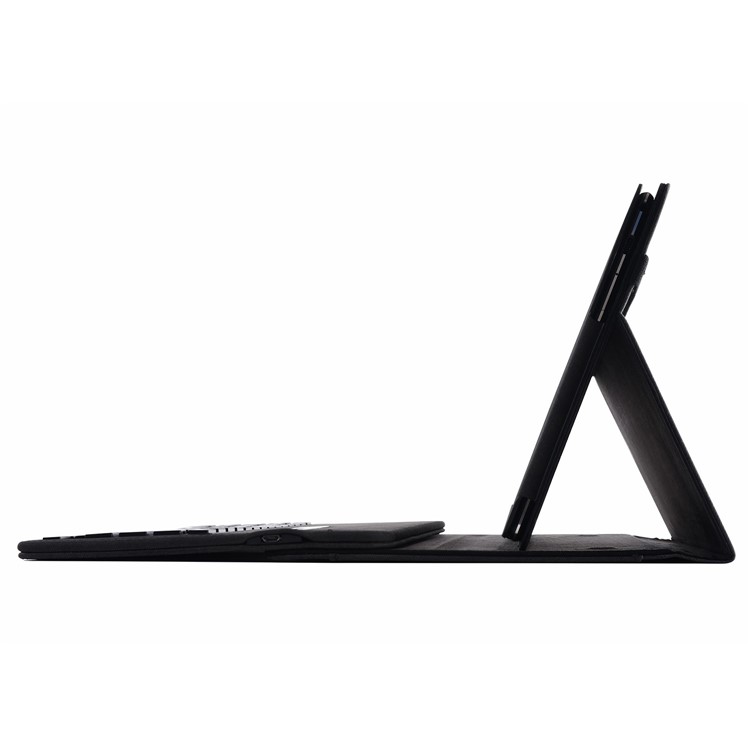 Estojo De Teclado Bluetooth Destacável Suporte De Couro Para Lenovo Tab P10 - Preto-12